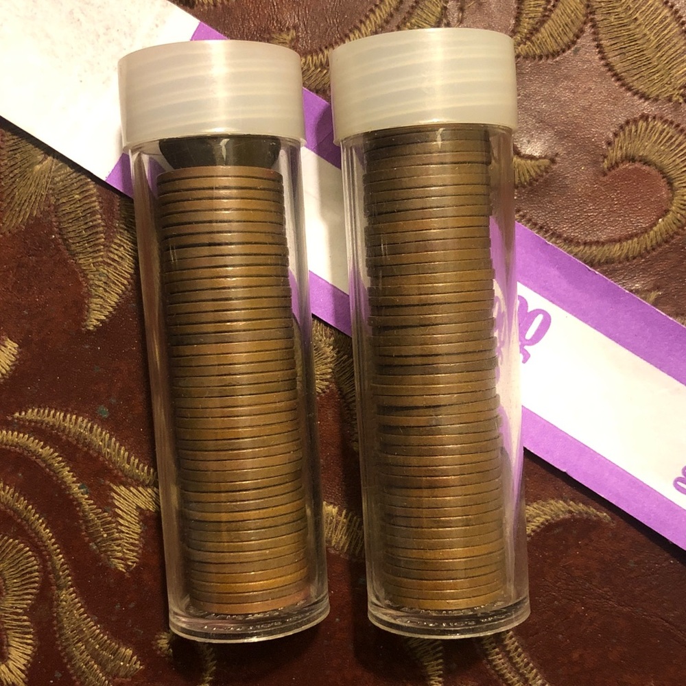 40’s 50’s wheat back pennies.